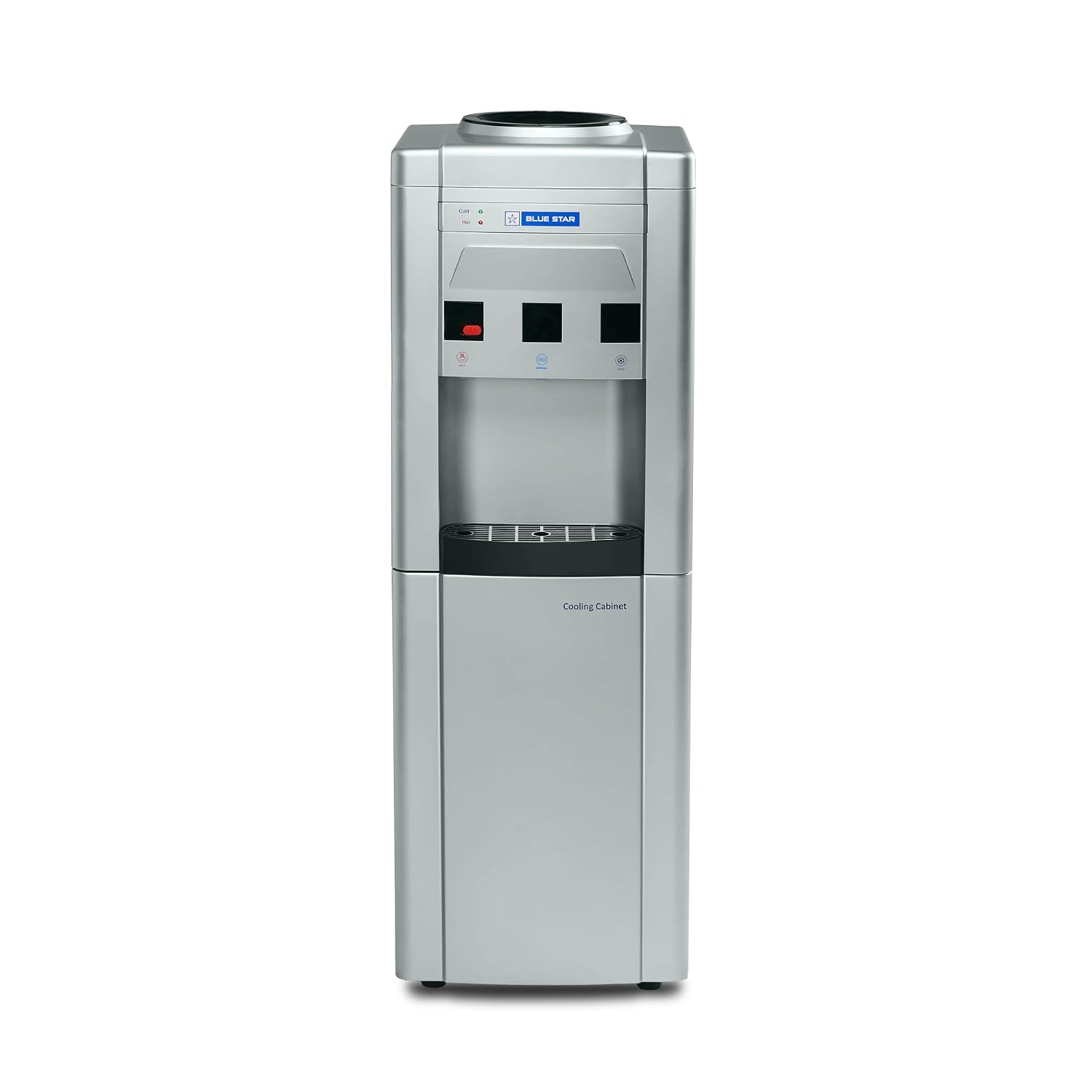 Blue Star BWD3FMRGA-G Hot, Cold & Normal Water Dispenser with 15 L Refrigerator - Grey