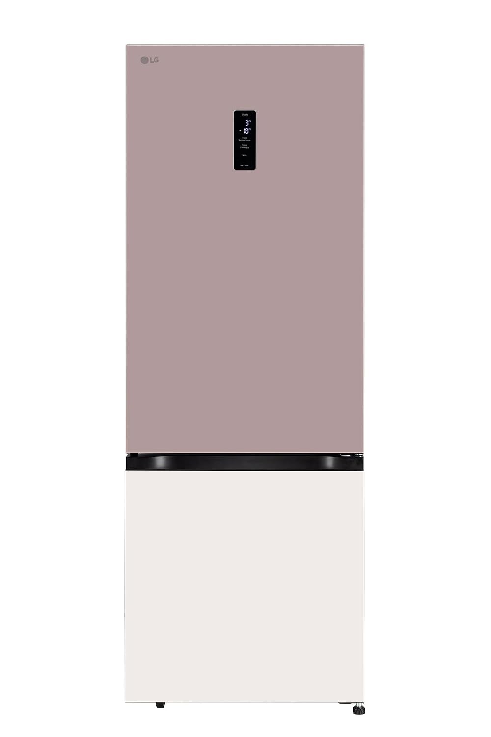 LG GLB3426BFPT 340 L 2 Star Frost Free Double Door Bottom Freezer Refrigerator, Pink Tango