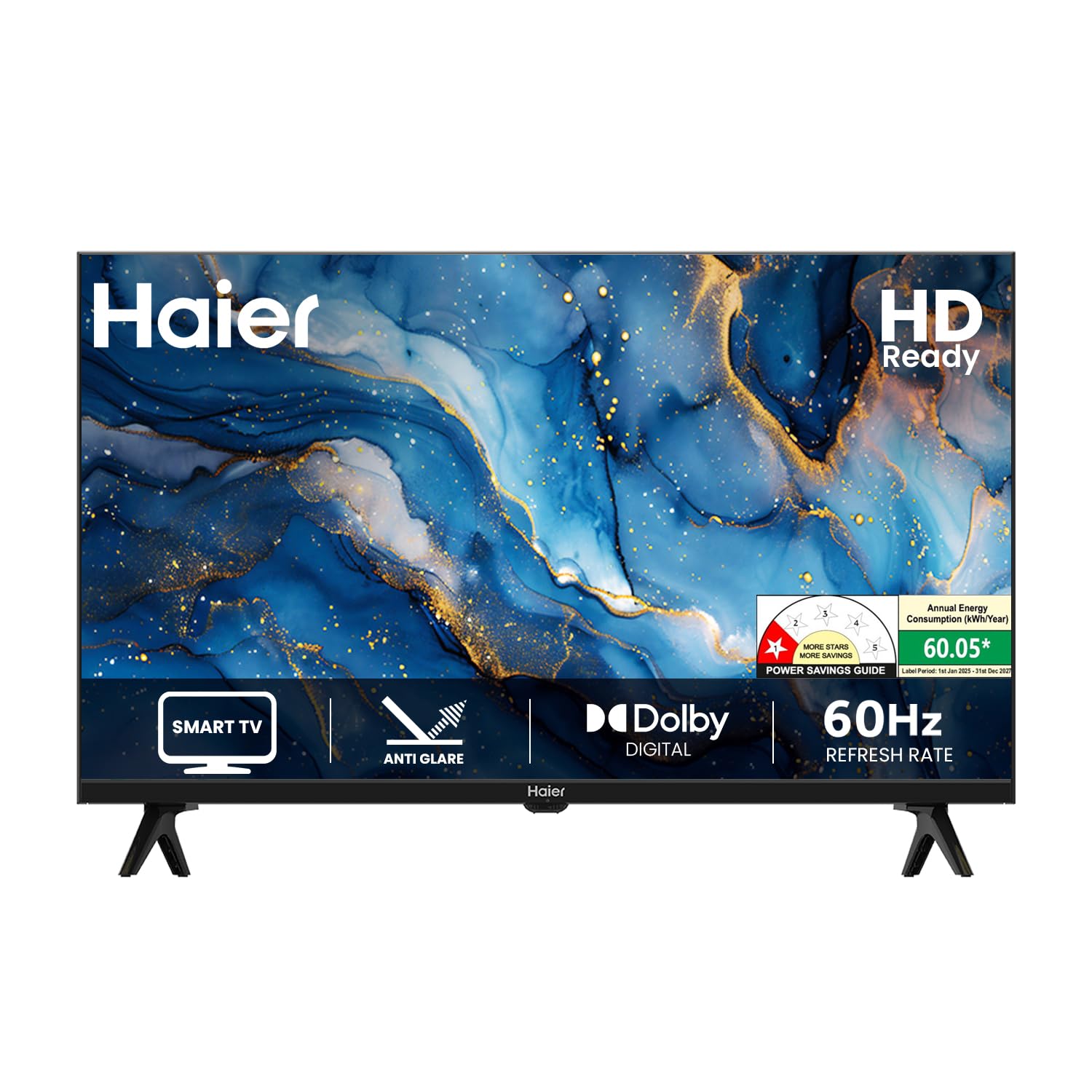 Haier LE32A7-N A7 Series 80 cm (32-inch) HD Ready Smart LED TV (Black)